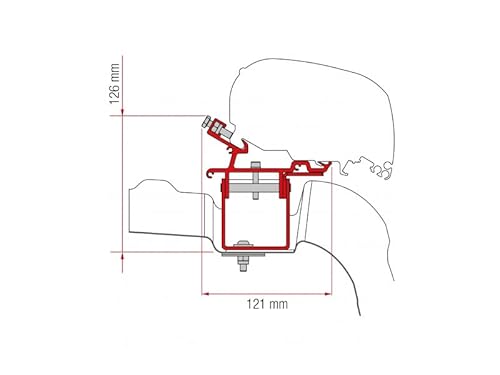 Fiamma Kit Crafter/MAN L3 H3 ohne Roof Rail von Fiamma