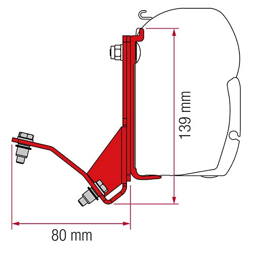 Fiamma Kit FIAT Ducato Hymercar, Pössl H2 mit Aufstelldach für F45 von Fiamma