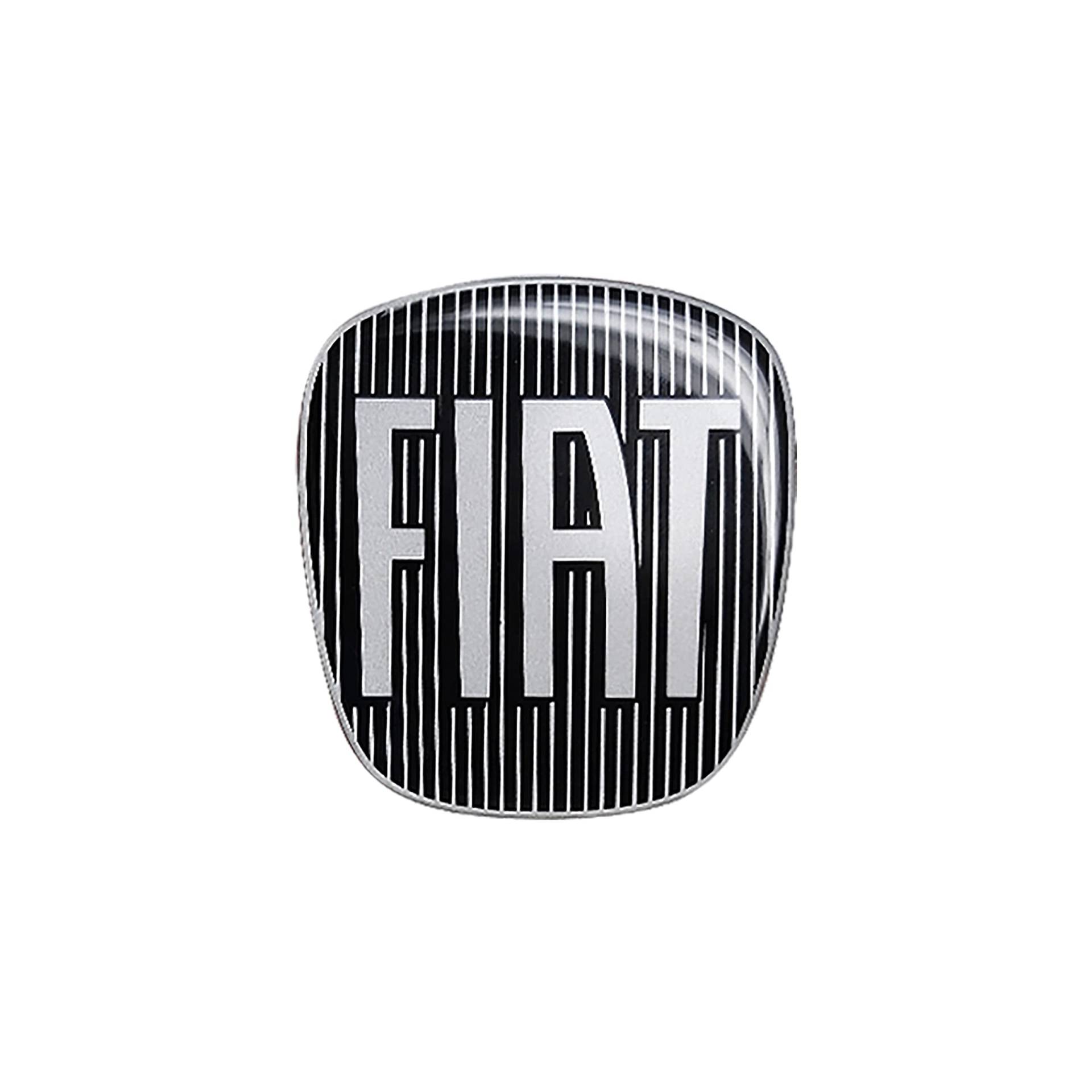 Fiat 14188A 3D Aufkleber Logo Dolbò, Schwarz, 90 x 81 mm von Fiat