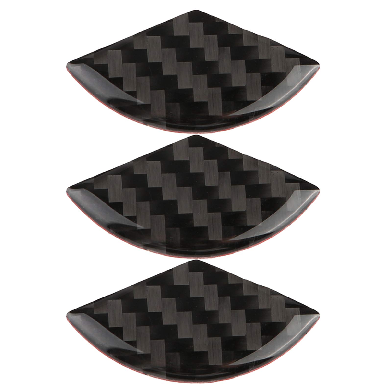 3er Set Lenkrad Dekor Logo Aufkleber - Verleiht Ihrem Mercedes C Klasse W204 (2005-2012) einen luxuriösen Look - Hochwertiges Carbon-Design für langlebige Eleganz von Fictory