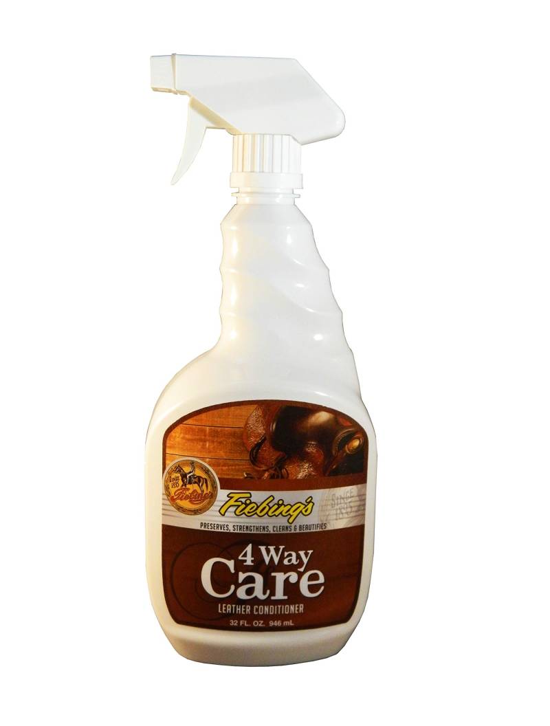 Fiebing's 4 Way Leather Care Conditioner with Spray Replenishing Color Qt 6cs von Fiebing's