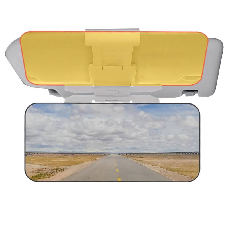 Auto Visor Sonnenschatten Extender - Sonnenvisor Extender Für Auto - Auto Sonnenvisor Mit Polarisiertem Blendschutz Schützt Ihre Augen Vor Sonnenschäden, Reizungen Durch Die Sonne Und Blendung von Fierudeng