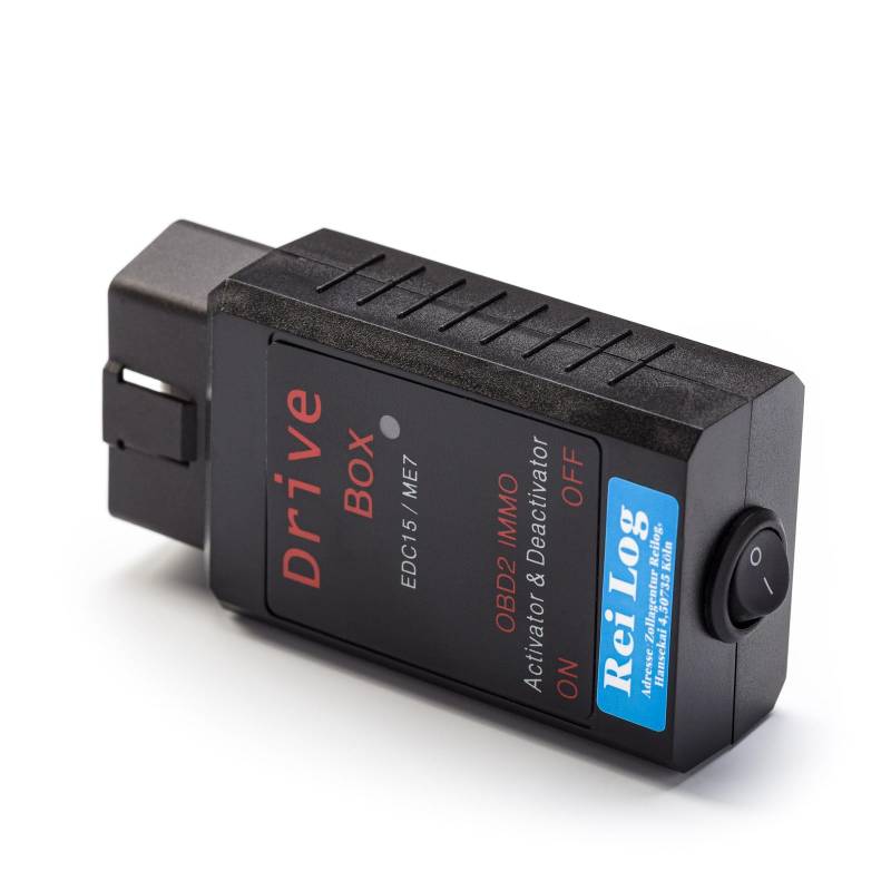 FilWas Drive Box OBD2 Wegfahrsperre Deaktivator/Aktivator kompatibel nur mit EDC15/ME7 Immo Off per Knopfdruck deaktivieren von FilWas