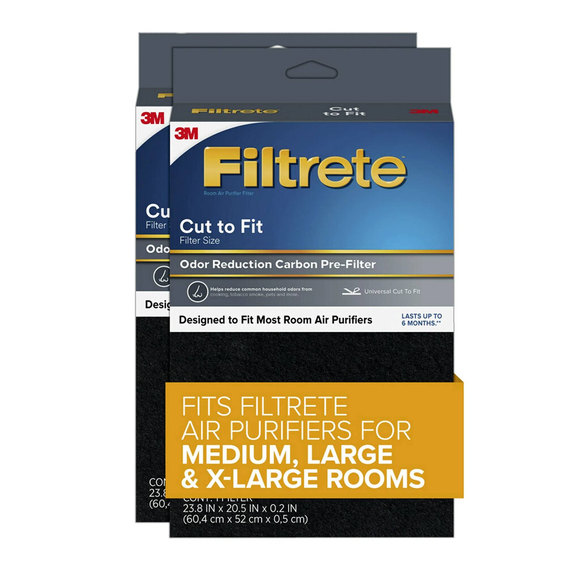 Filtrete FAPF-UCTF2PAMZ Geruchsabwehrfilter, Schwarz von Filtrete