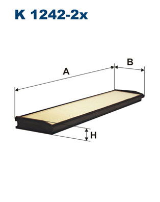 Filter, Innenraumluft Filtron K 1242-2x von Filtron