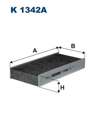 Filter, Innenraumluft Filtron K 1342A-2x von Filtron