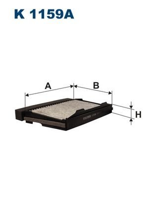 Filter Innenraumluft - Filtron K1159A von actron