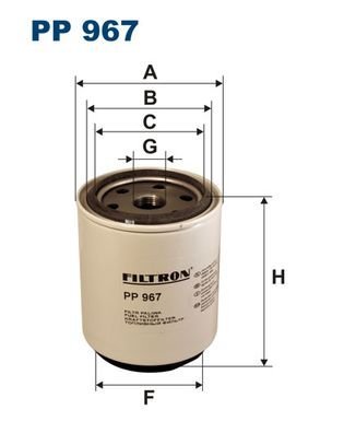 Filtron Kraftstofffilter, pp967 von Filtron