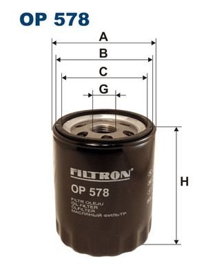 Filtron Ölfilter, op578 von Filtron