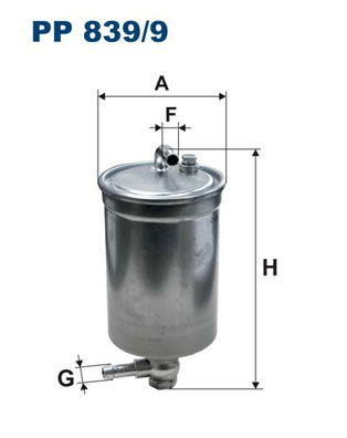 Kraftstofffilter Filtron PP 839/9 von Filtron