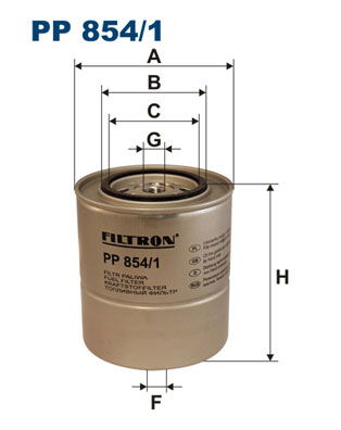 Kraftstofffilter Filtron PP 854/1 von Filtron