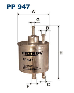 Kraftstofffilter Filtron PP 947 von Filtron