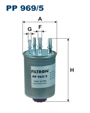 Kraftstofffilter Filtron PP 969/5 von Filtron