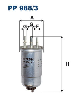 Kraftstofffilter Filtron PP 988/3 von Filtron