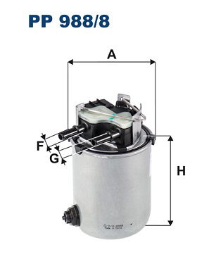 Kraftstofffilter Filtron PP 988/8 von Filtron