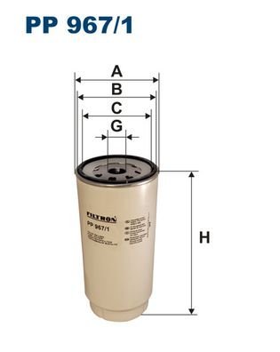 Kraftstofffilter - Filtron PP967/1 von Filtron