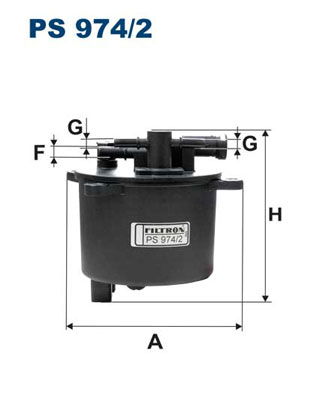 Kraftstofffilter Filtron PS 974/2 von Filtron