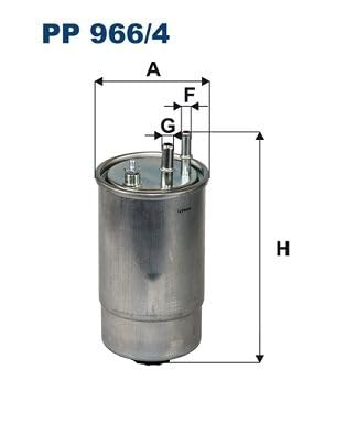 Kraftstofffilter Kompatibel mit Fiat Peugeot Citroen 2012-> von Autoteile Gocht von Filtron