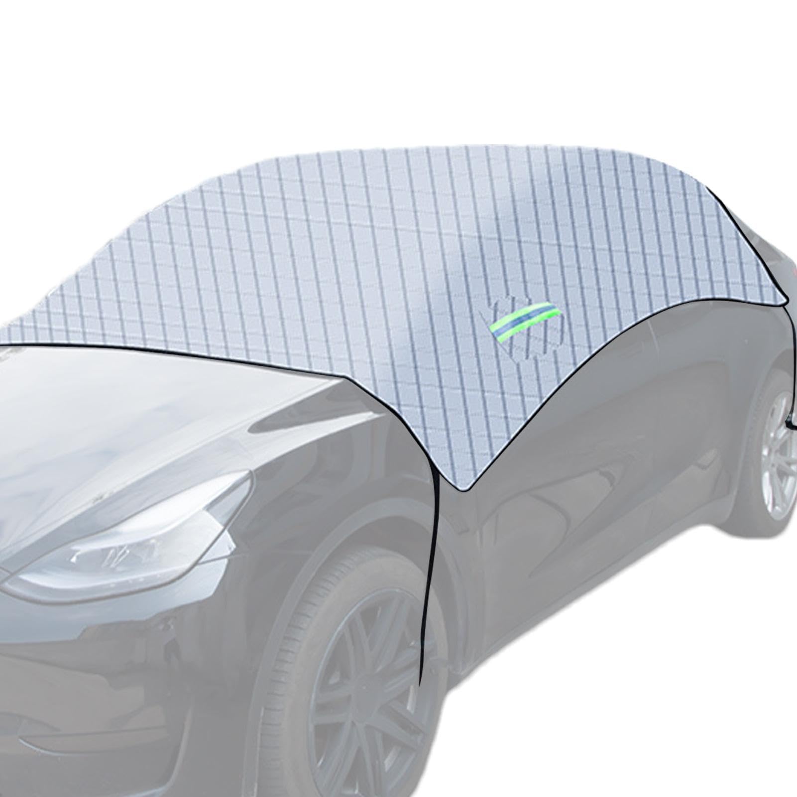 Autohaubenabdeckung, Abdeckung für die obere Hälfte, wetterfeste Windschutzscheiben-Schneeabdeckung, Auto-Windschutzscheiben-Sonnenschutz, wasserdichte Windschutzscheibenabdeckung, einfach zu von Filvczt