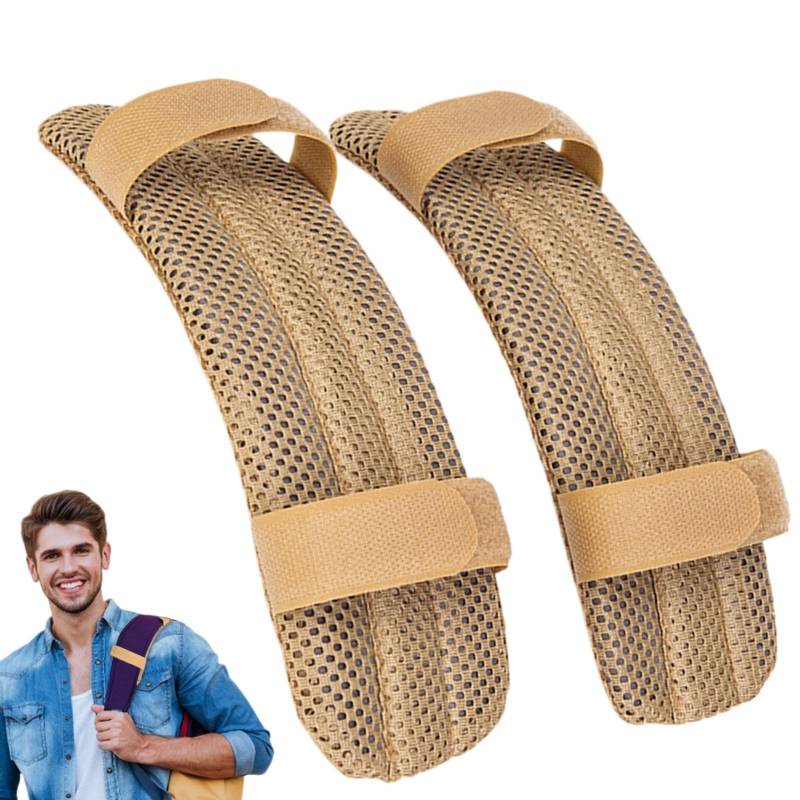 Bag Strap Shoulder Pad, Backpack Shoulder Pad Cushion, Non Slip Vest Shoulder Pads, Detachable Soft Plate Carrier, Silicone Bra Strap Cushions, Easy to Use, Portable for Laptop Guitar Straps von Filvczt