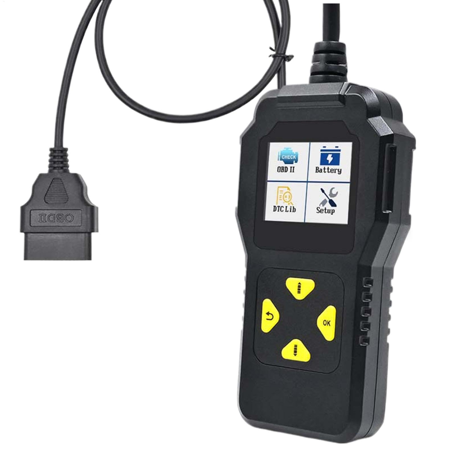 Diagnosescanner, Live-Daten des Fahrzeugscanners, Codelesegerät, langlebige, schnelle und genaue Erkennung, 13,7 x 6,4 x 2,3 cm für Motorkontrollleuchte von Filvczt