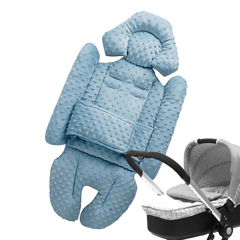 Filvczt Baby Autositzeinlage Weiche Baby Körperstütze Autositz Einlage Kissen Pad Gepolstert Pad Baby Kopf & Körper Unterstützung Einfach zu Bedienen Tragbar für Fahrzeugsitze von Filvczt