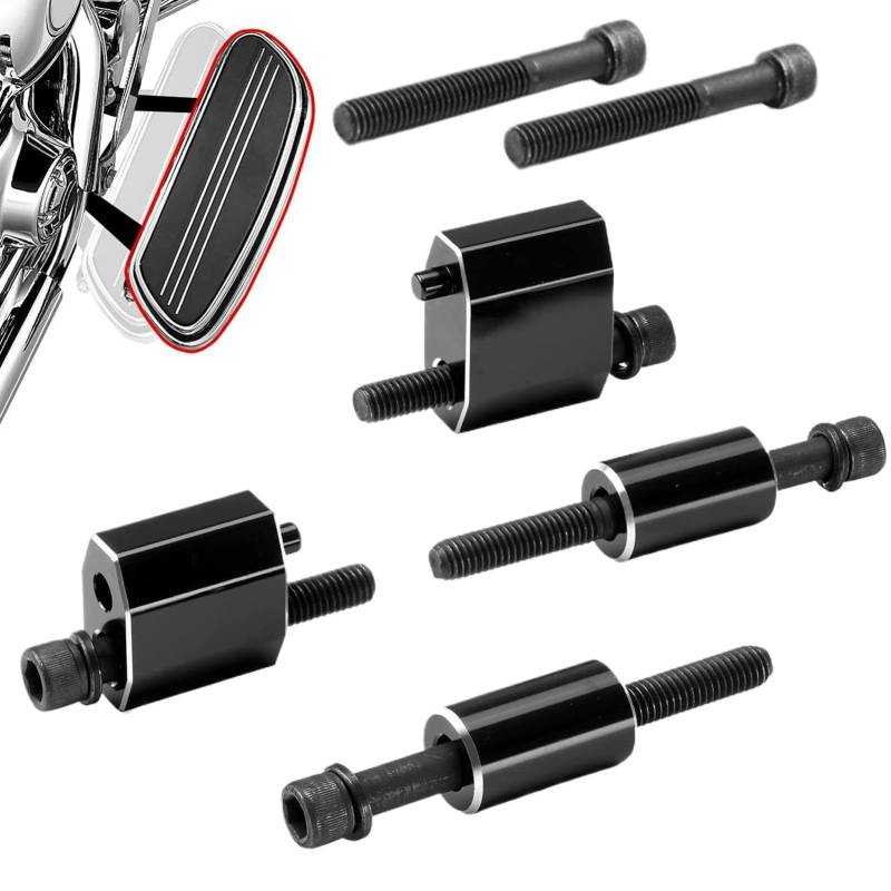 Filvczt Motorrad-Fußstützenverlängerung - 1/1,5 Zoll nach außen Abstandshalter Driver Floorboard Extension Kit - Fußstütze Abstandshalter Extender Upgraded Rostfreie Pedalverlängerung für Touring von Filvczt