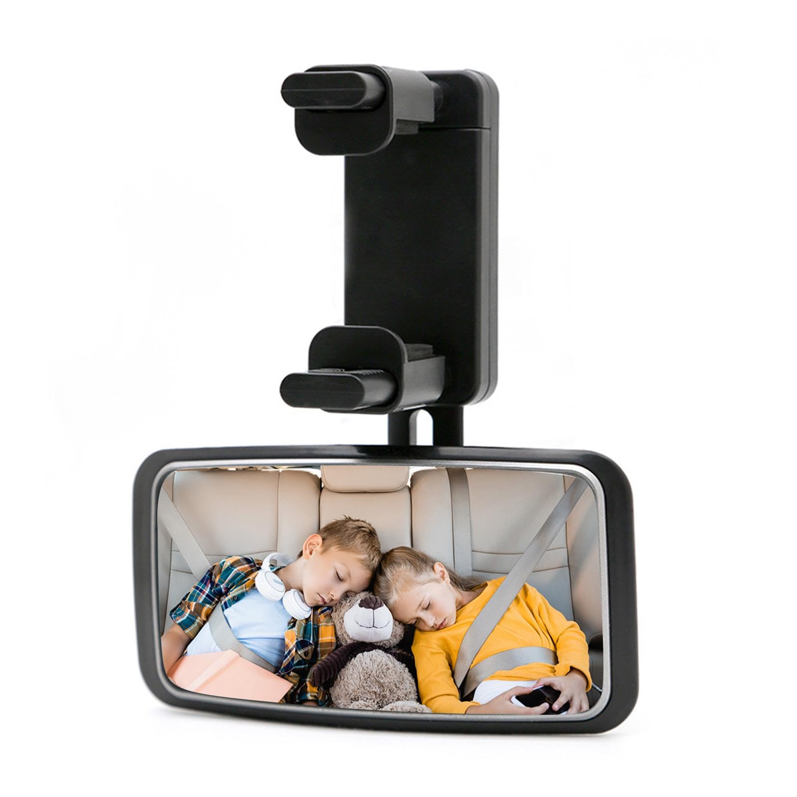 Kinder-Autospiegel, 360-Grad-Autositz-Optik, Baby-Autospiegel, bruchsichere Auto-Babyspiegel, verstellbare Rückansicht, einfach zu bedienen, einfach zu installieren, geeignet für Autos von Filvczt