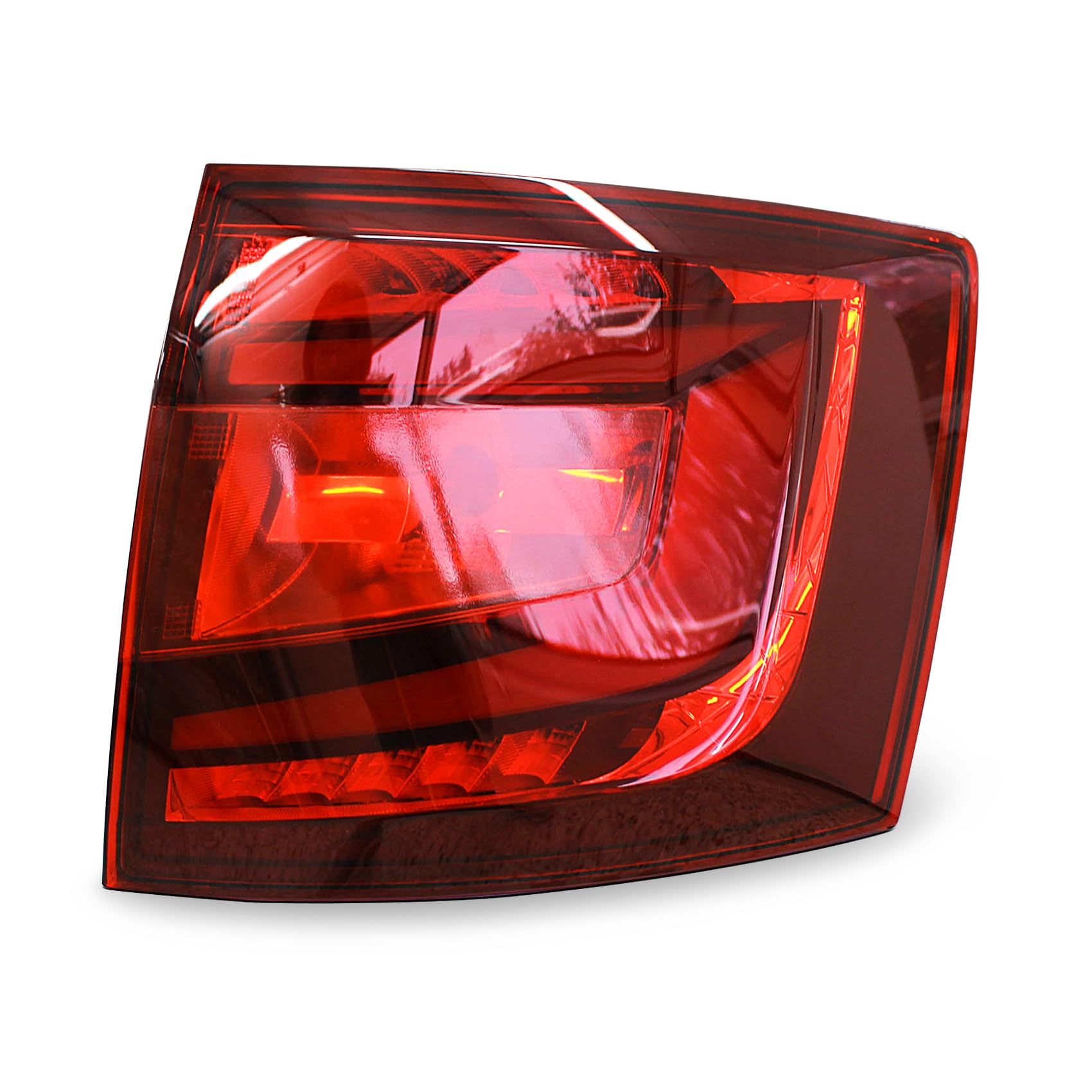 Finest Folia Rückleuchten Folien Set Scheinwerfer Aufkleber Tönungsfolie passgenau (Red, C033 Kombi Facelift) von Finest Folia