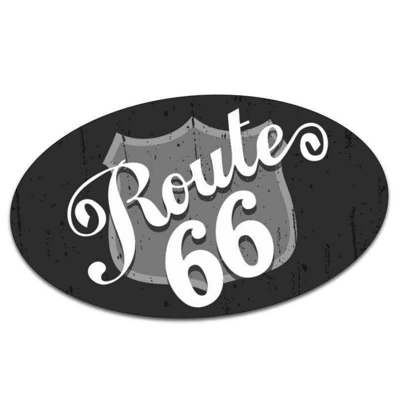 Finest Folia Retro Vintage Aufkleber Sticker Old School Ace Kult Rockabilly (#18 Route Black) von Finest Folia