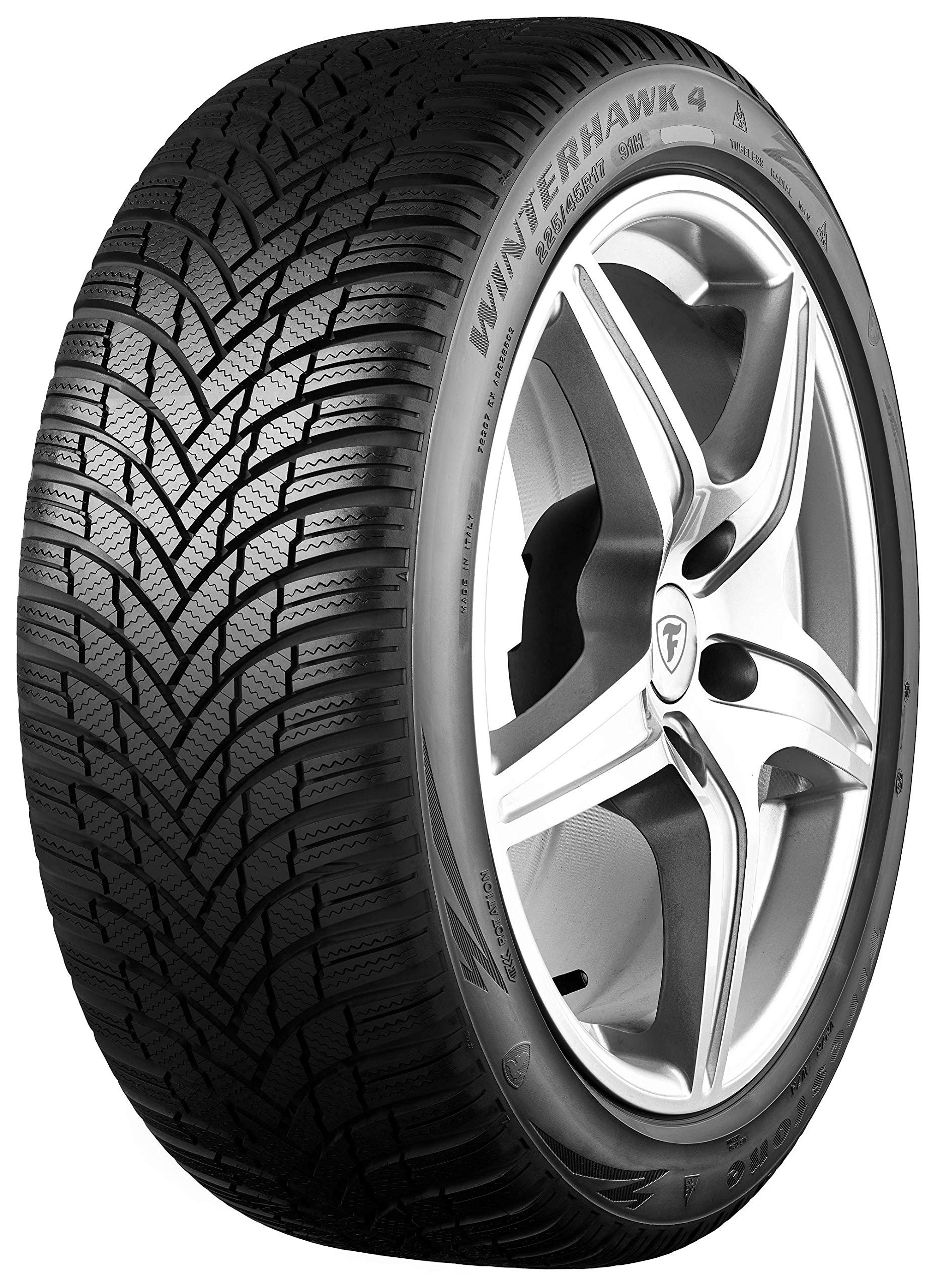 FIRESTONE WINTERHAWK 4 - 205/55R16 91T - C/B/71dB - Winterreifen von Firestone