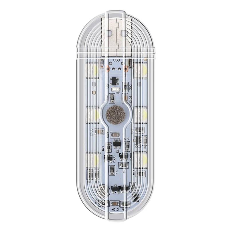 Firulab Drahtlose LED-Blinklichter, Autowarnlicht | Motorrad-LED-Blitzpositionslicht mit hoher Helligkeit - USB-wiederaufladbarer Umgebungs-Willkommenslichtsensor für Flugzeuge, Flugzeuge, von Firulab