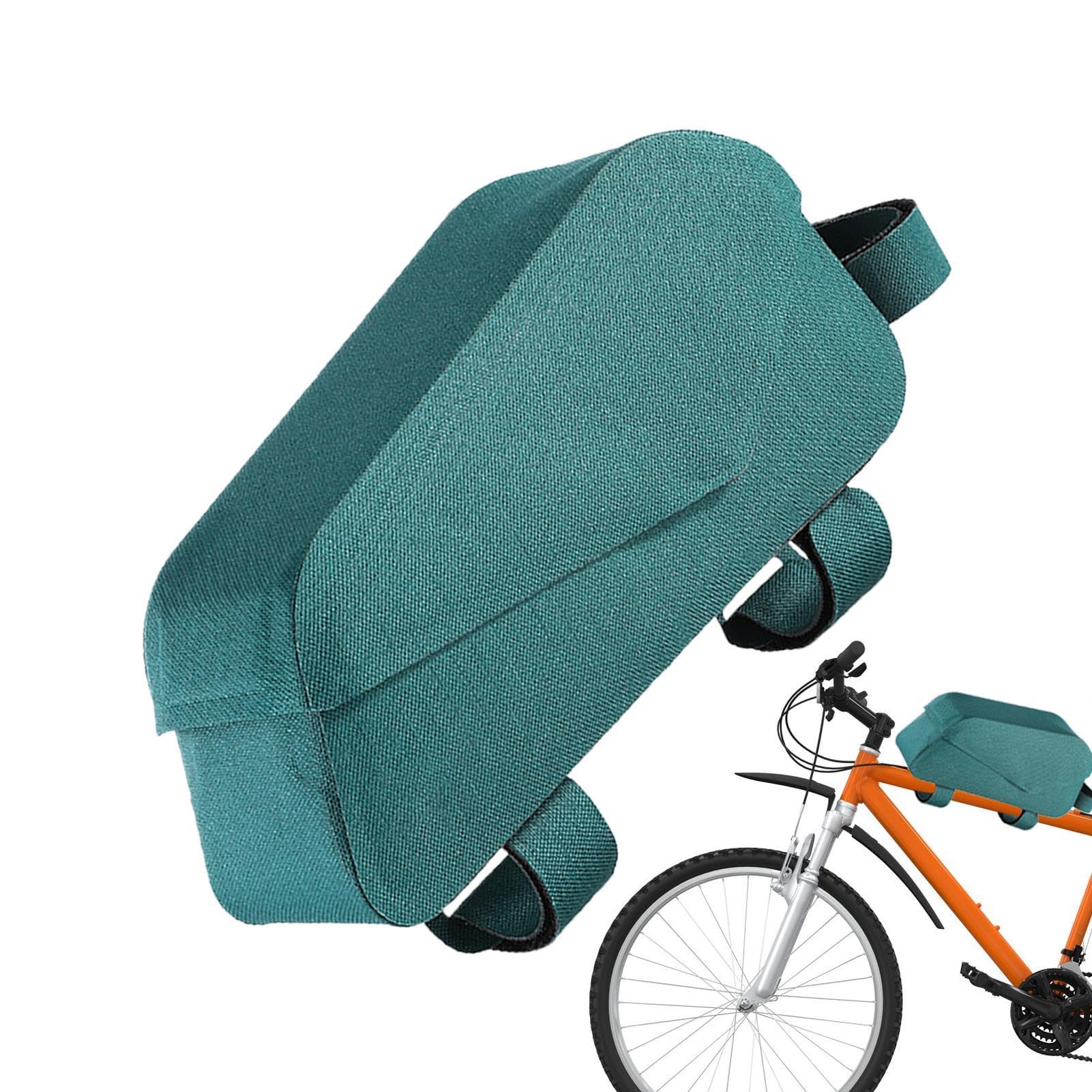 Fisssure Fahrrad Oberrohrtasche, wasserdichte Satteltasche Frontbalkentasche, Magnetverschluss, Fronttasche, Satteltasche, multifunktional für Reisen von Fisssure