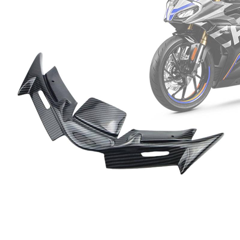 Fisssure Motorrad-Flügelspoiler, Motorradflügel, aerodynamische Spoiler, vielseitig, dynamische Spoilerflügel, modifizierte Teile für Motorräder von Fisssure