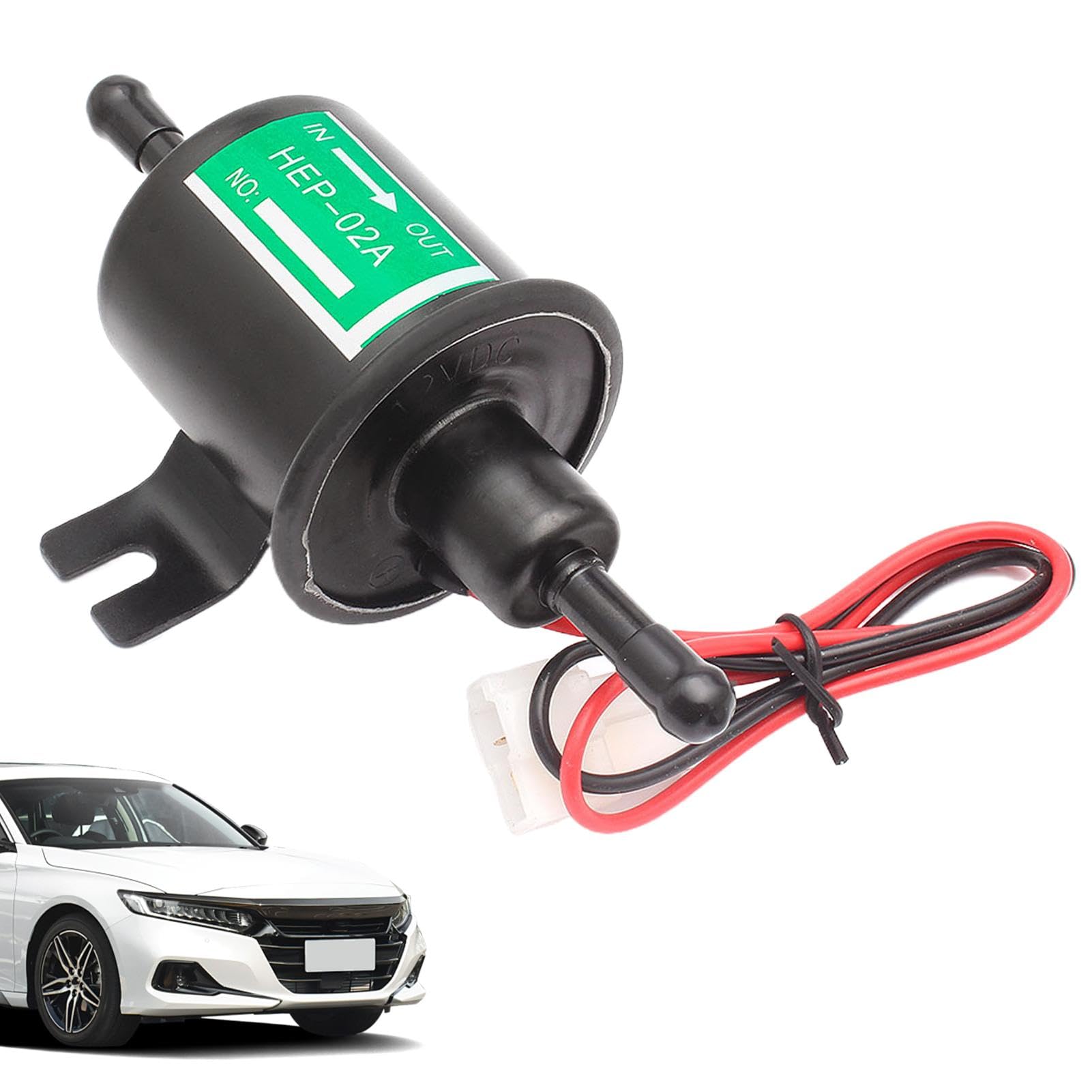 Fisssure Niederdruck-Ölpumpe, elektrische Ölpumpe - 12V tragbare Transferölpumpe - HEP-02A Ersatzteile, elektrische Ölpumpe, Automodifikationen für Vergaser-Rasenmäher-Bootscarter von Fisssure