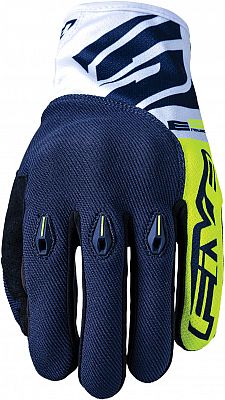 Five E3 Evo, Handschuhe - Dunkelblau/Neon-Gelb/Weiß - XXL von Five