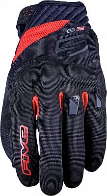 Five RS3 Evo, Handschuhe - Schwarz/Rot - 3XL von Five