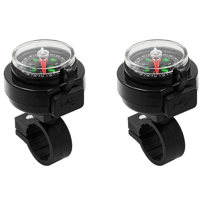 Fivetwofive 2X Motorrad-Ladegerät USB Wasserdicht Navigation Schnellladung Wasserdicht von Fivetwofive