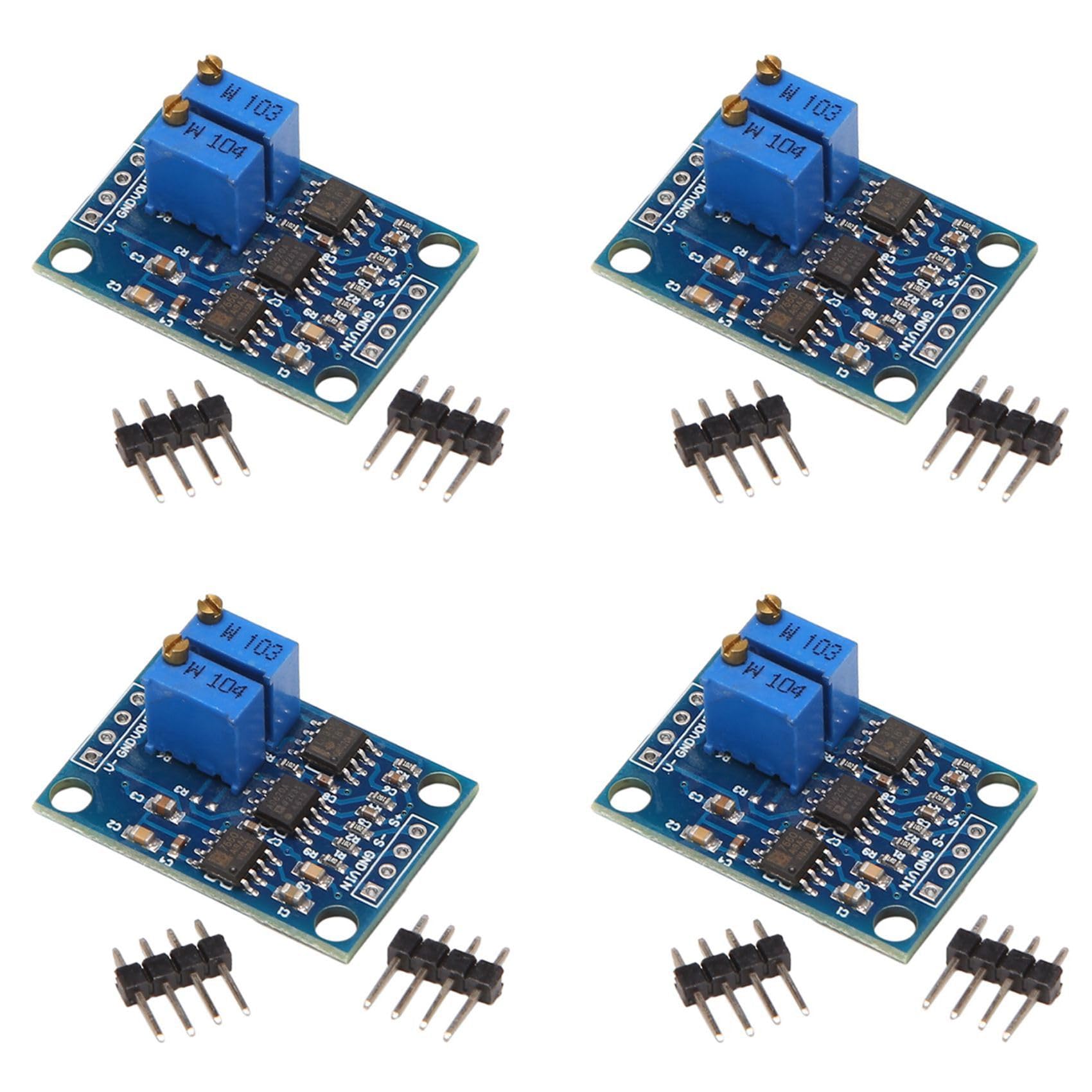 Fivetwofive 4X AD620 Mikrovolt MV Spannung Verstärker Signal Verstärker 3-12V DC Instrumentation Modu Board von Fivetwofive