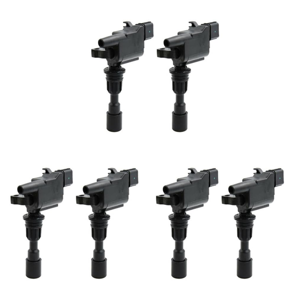 Fivetwofive 6PCS Zündspule für 1998-2004 323F 323S 1.5/1.6L, ZL0118100 ZL01-18-100A von Fivetwofive