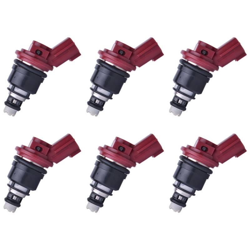 Fivetwofive 6X Einspritz Düse für 1992-1999 I30 96-99 3.0L 16600-96E00 Auto Motor von Fivetwofive