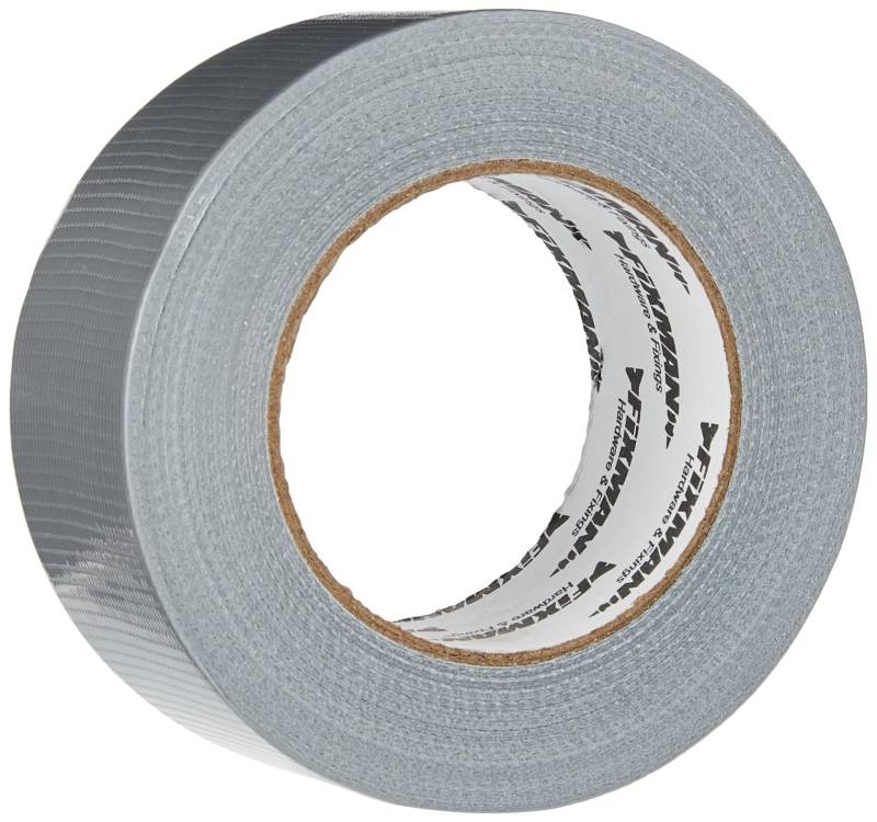 FIXMAN 189098 Robustes Gewebe-Klebeband 50 mm x 50 m, silber von Fixman