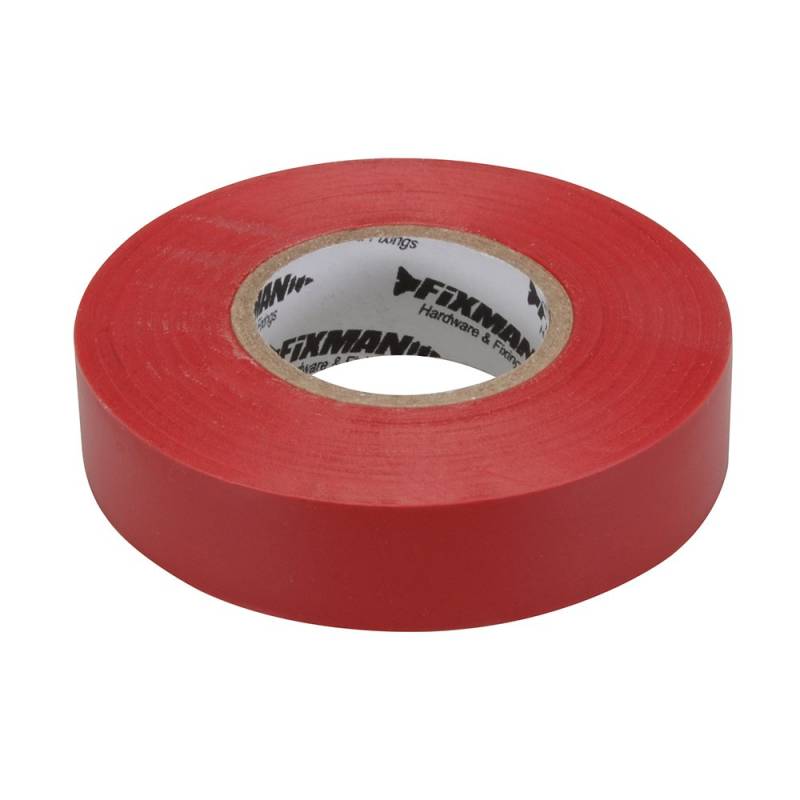 Fixman 191784 Isolierband 19mm x 33m, rot von Fixman