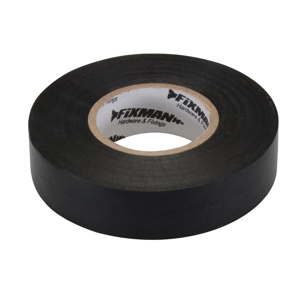 Fixman 192069 Isolierband 19mm x 33m, schwarz von Fixman