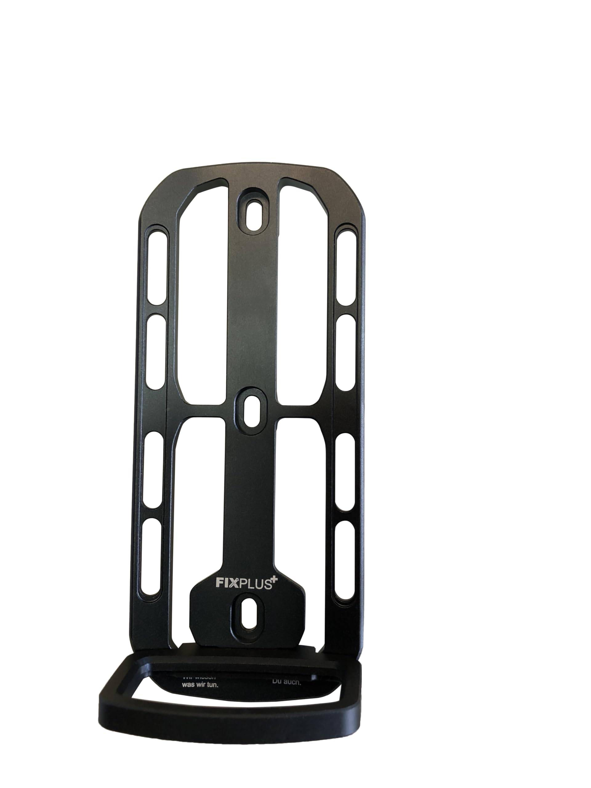 FIXPLUS+ bikepacking Cargo Cage S zur Anbringung an Ösen für den Flaschenhalter oder Ösen an der Gabel – der „Porsche“ unter den Cargo Cages von Fixplus