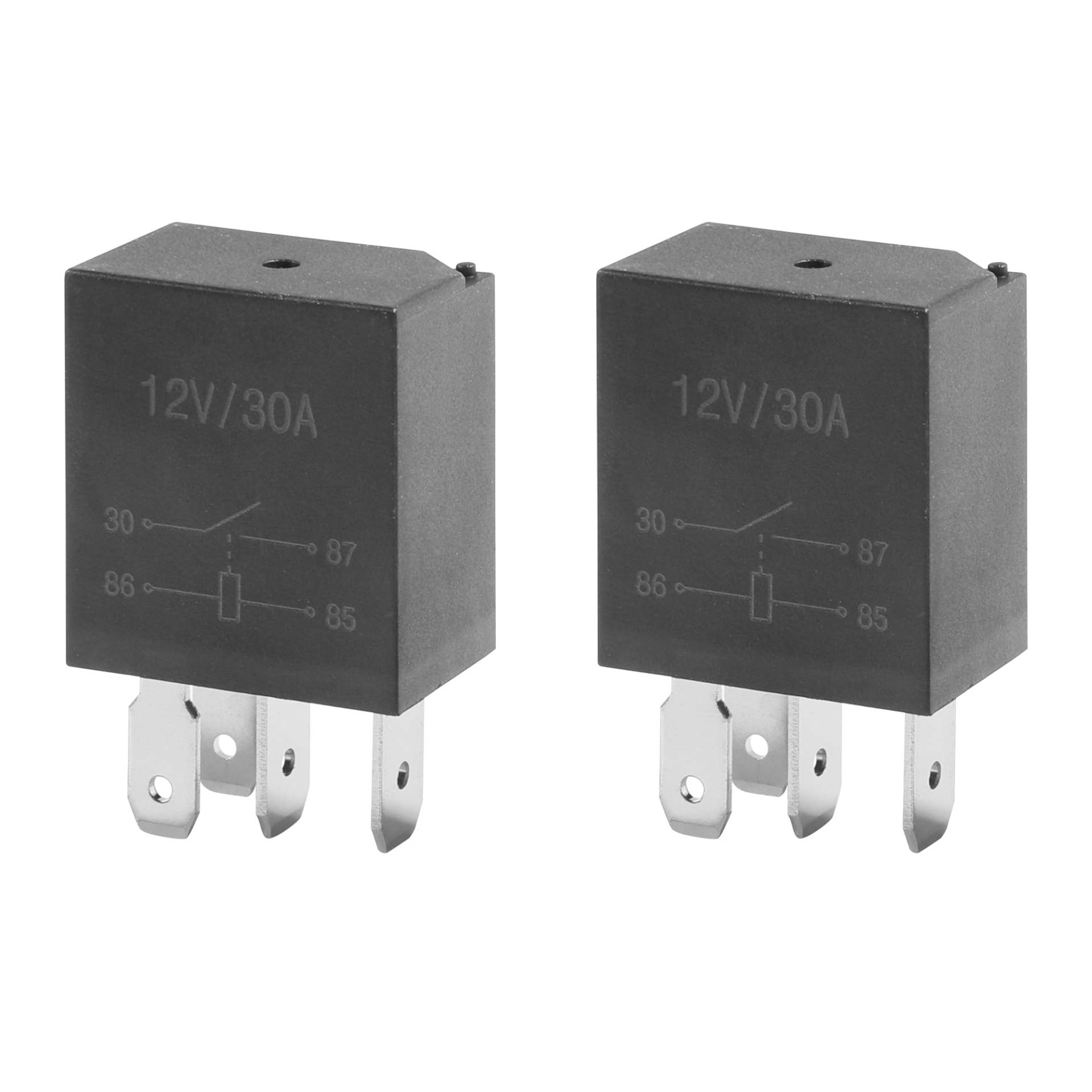 Flaconi 2PCS Kfz Relais 12v,4 Pin/5 Pin Relais,12V Sicherungsrelais,KFZ Fahrzeug Motor Relais,Umschalt Relais,Mini Relay Relais,Universelles Relais,Multifunktion Steckrelais für Auto,LKW (4Pin) von Flaconi