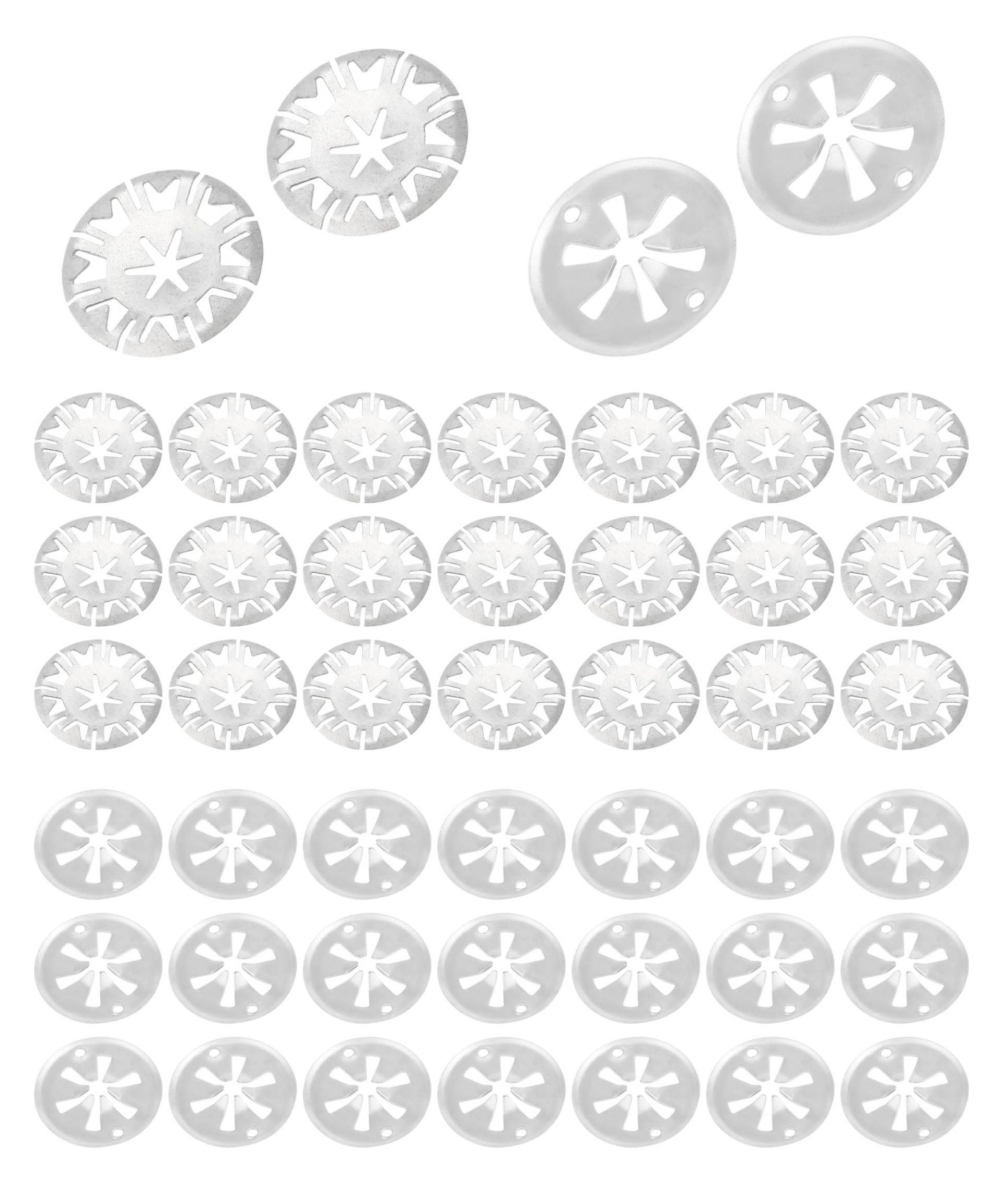 Flaconi Klemmscheiben Hitzeschutzblech der Auto,Hitzeschutzblech Reparatursatz,Star lock Metall Befestigung Hitzeblech Sicherungsscheiben,Sicherungsscheibe,Klemmscheiben für Verschiedene Autosos von Flaconi