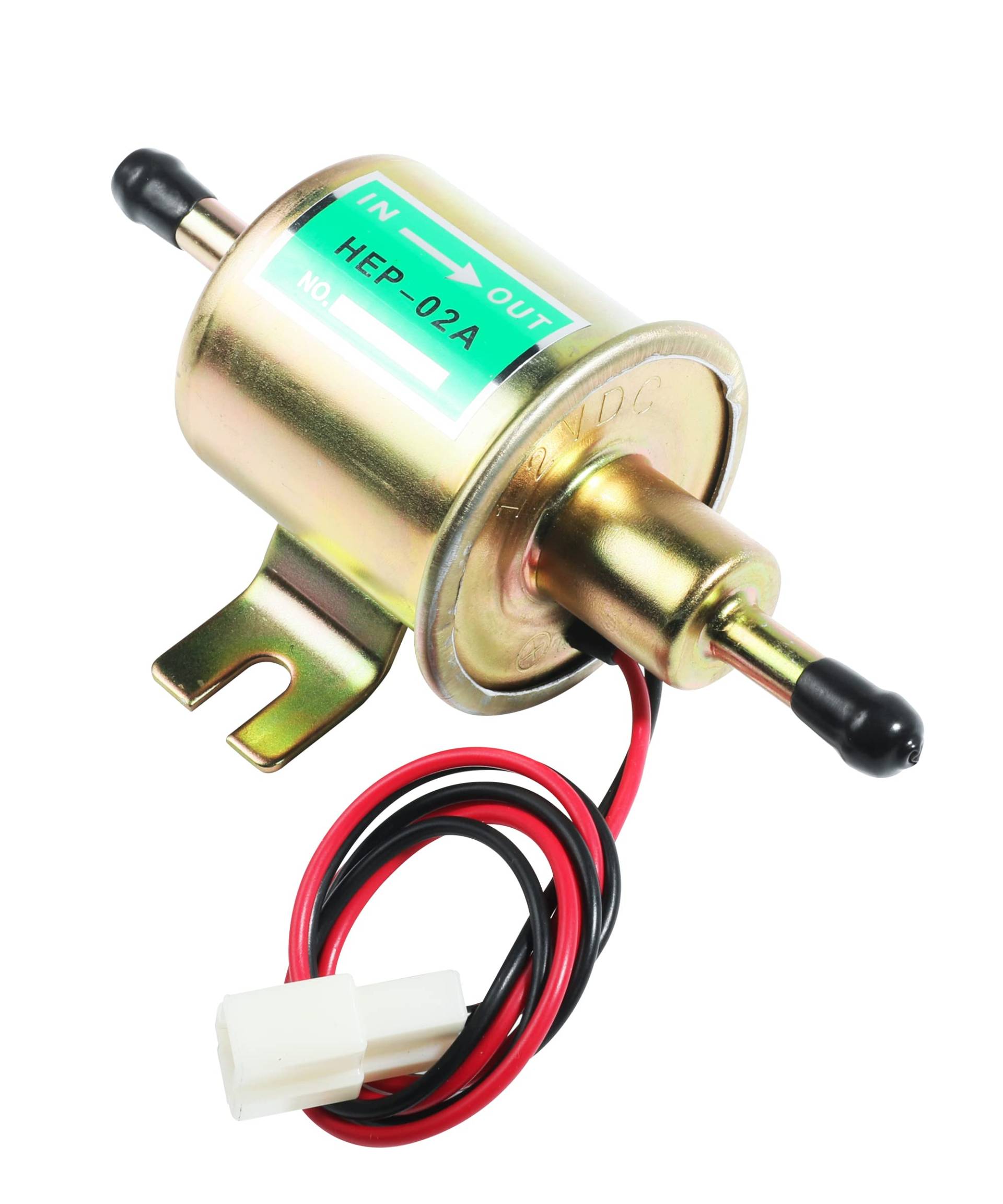 Flaconi Kraftstoffpumpe Auto,Dieselpumpe 12v,Benzinpumpe Elektrisch,Kraftstoffpumpe 12v,HEP-02A Dieselpumpe Niederdruck Öl Diesel Benzinpumpe Baumaschine Transferpumpe Fuel Pump für Boot Auto Fahrzeug von Flaconi