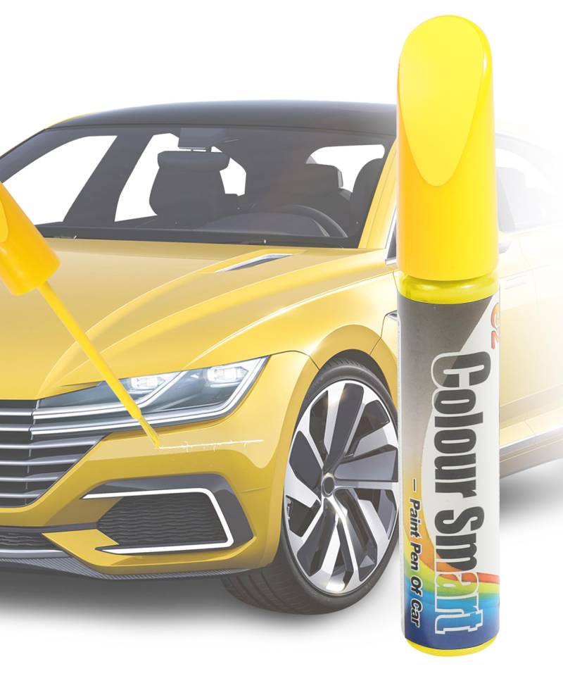 Flaconi Lackstift Auto,Lackstifte Für Auto Kratzer,Autolackstif,Auto Lackstift,Lackstift Auto Lack Reparatur,Auto Kratzer Reparatur Stift,Für Auto Kratzer Reparatur (Gelb) von Flaconi