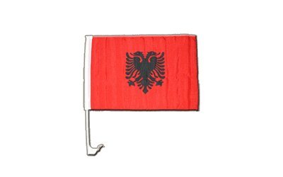 Flaggenfritze Autofahne Autoflagge Albanien - 30 x 40 cm von Flaggenfritze